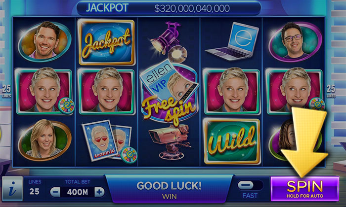Ellen spin to win monopoly